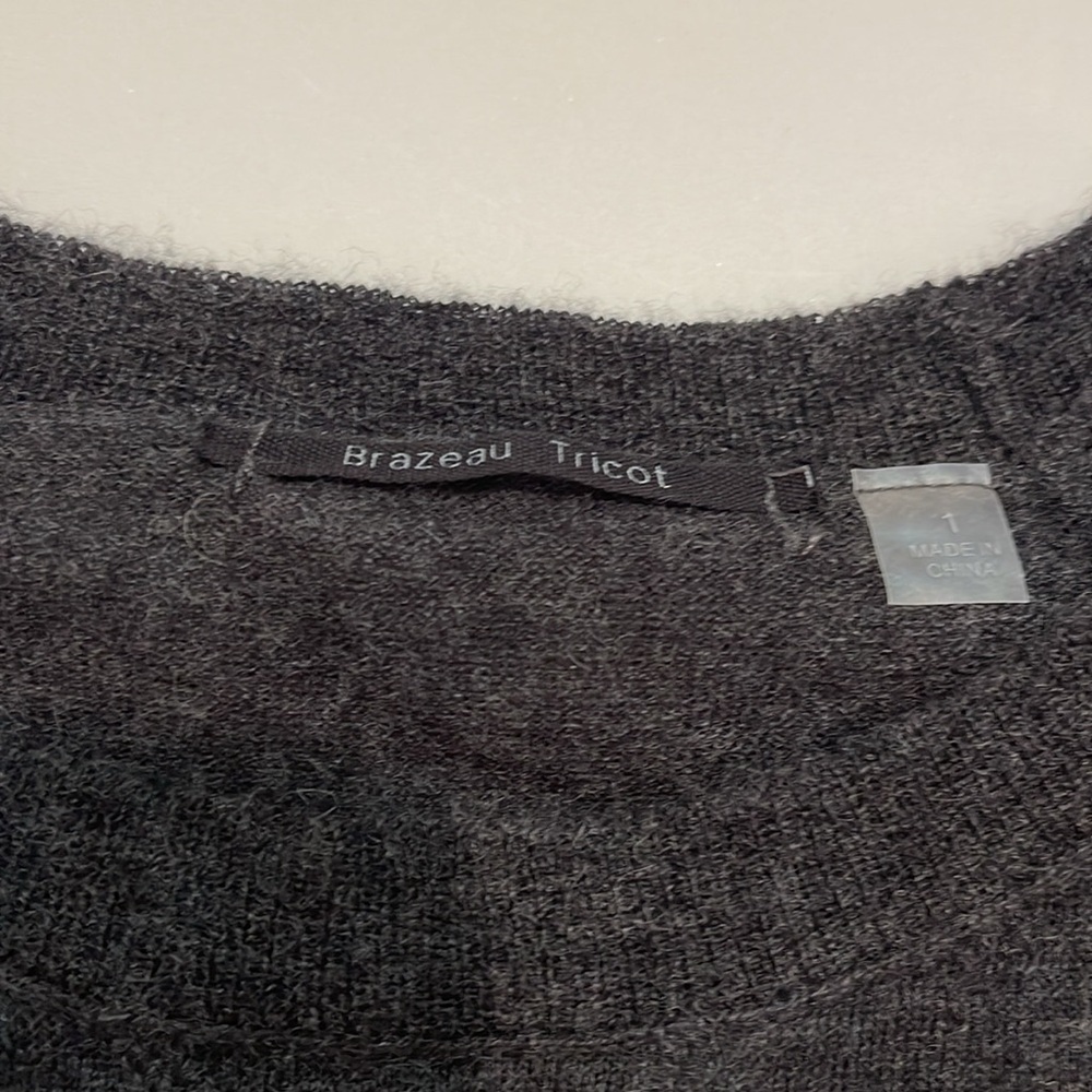 Brazeau Tricot 100% Cashmere Long Sleeve Sweater - Picture 4 of 8